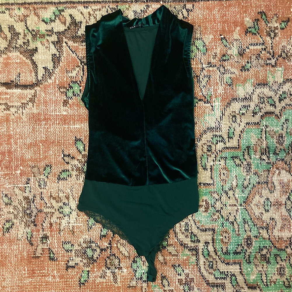 Velvet bodysuit